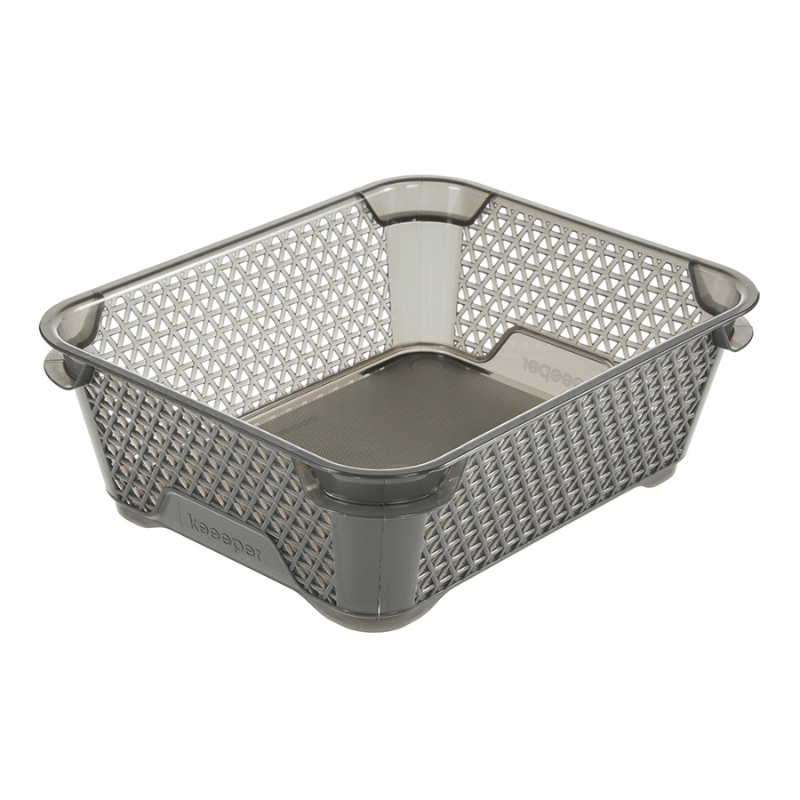 Корзина мини А6 Mirko 20x16x7см кристально-серый (прозрачная) (0610373827)