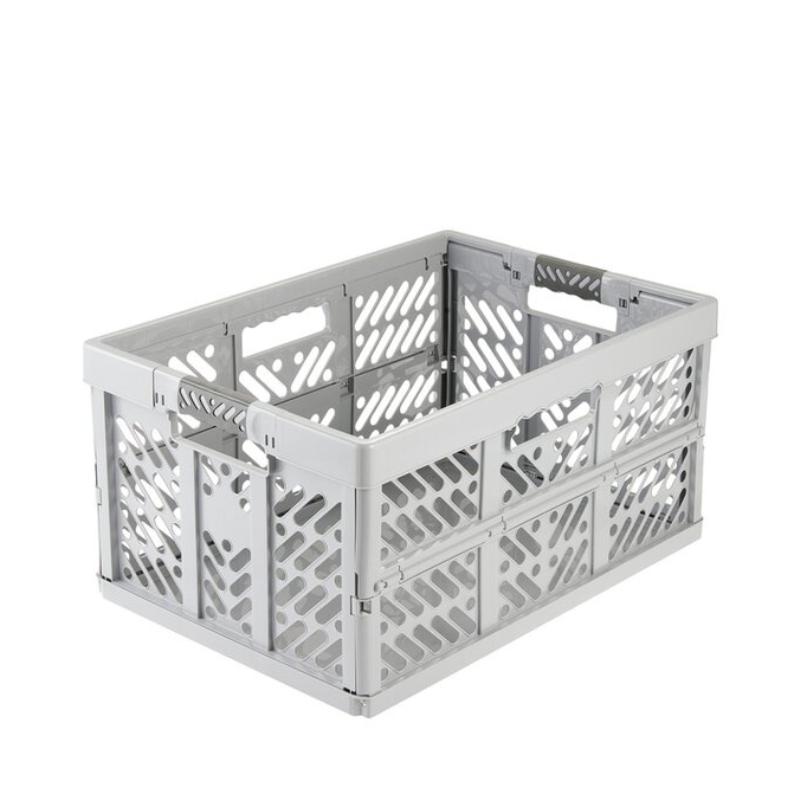 Saliekamā kaste ar kravnesību līdz 50kg Ben 54x37x28cm 45L pelēka (0610297130)