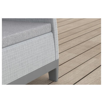 Dārza mēbeļu komplekts Scandi Forma Balcony Set gaiši pelēks/tumša tērauda pelēks (29214711ECN)