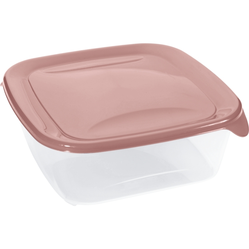 Квадратный контейнер для продуктов Fresh&Go объемом 1,7 л, розовый (0800561W08)