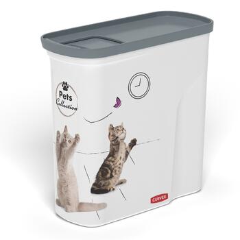 Trauks barības uzglabāšanai Pet Life Dogs 1,5kg 2L 20,5x86x19,4cm kaķis (0804346E26)