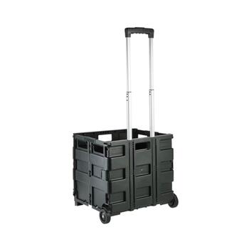 Складная тележка для покупок грузоподъемностью до 35 кг Olli 65L 42x40,5x38см черная (0610197800)