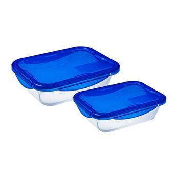 Stikla tr.ar vāku 2gb kompl. Cook&Go (33912S904)