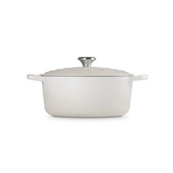 Čuguna katls apaļš &Oslash;34cm / 12L krēmkrāsa (02734336)