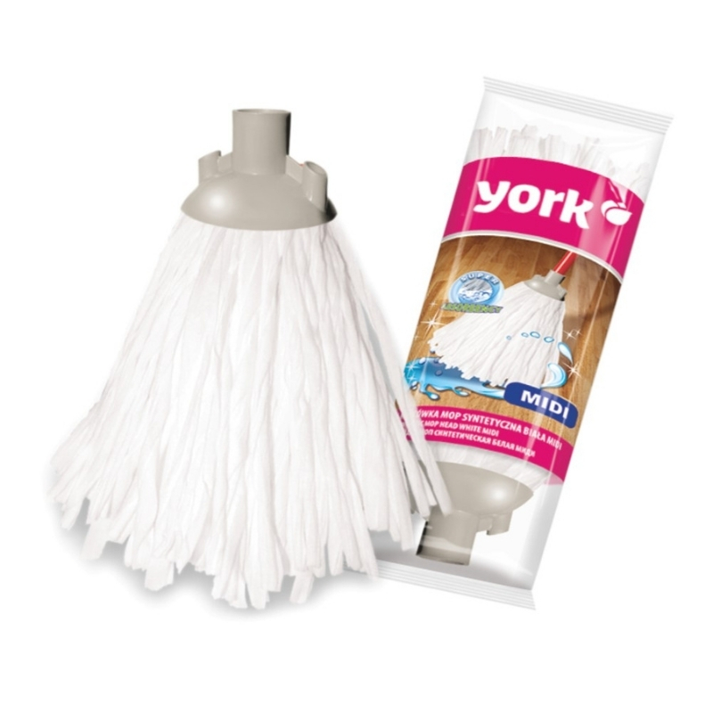 Sintētiskā mop galva MIDI balta (36078030)