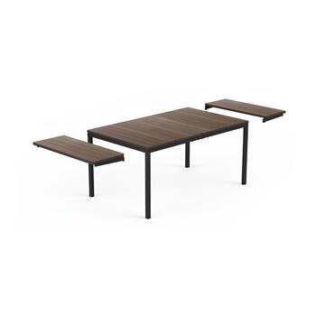Садовый стол-трансформер Deco Porto Nova Extendable 160-240, цвет орех/черный (29214881J55)