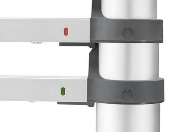 Kāpnes teleskopiskās T80 FlexLine / alumīnija / 13 pakāpieni (037113131)
