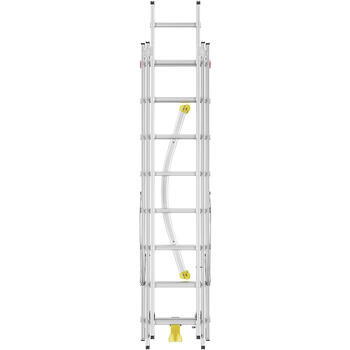 Kāpnes kombinējamās HobbyLOT / alumīnija / 2x8+1x9 pakāpieni (031420507)