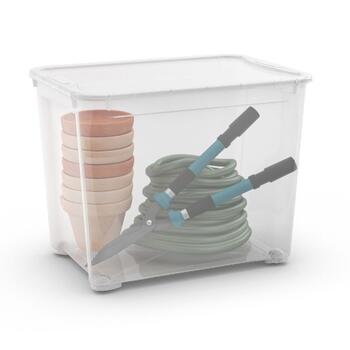 Коробка с крышкой T Box XL 70L 39x55,5x42,5 см прозрачная (0800699001)