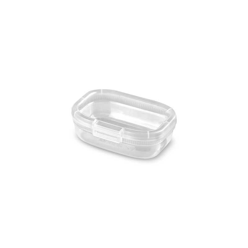 Pārtikas uzglabāšanas trauks taisnstūrveida 0.25L Snap Box caurspīdīgs (0802278000)