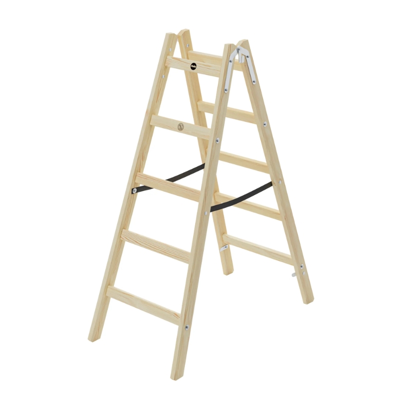Kāpnes divpusējās H40 StandardLine / koka / 2x5 pakāpieni (038765501)