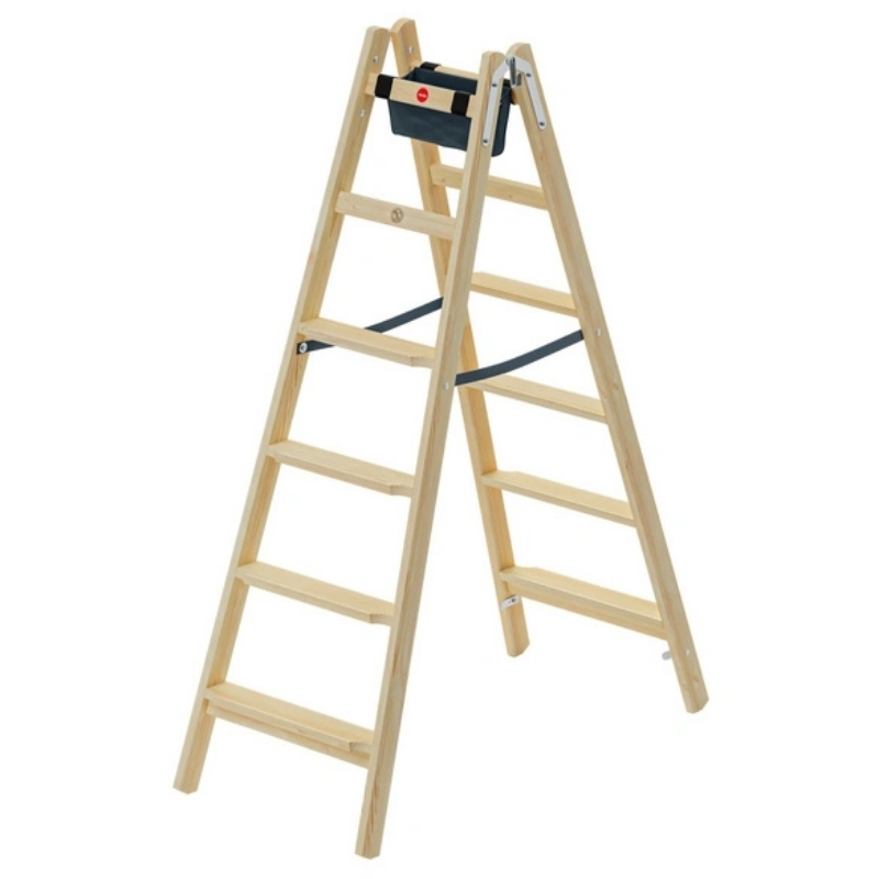 Kāpnes divpusējās H77 ComfortLine / koka / 2x6 pakāpieni (0310000500)
