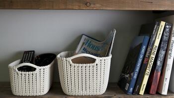 Grozs Knit XS taisnstūris 3L 25x18x14cm balts (0803675X64)