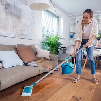 LEIFHEIT Grīdas birste ar teleskopisku kātu PowerClean M 33cm (1055512)
