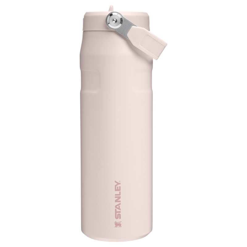 Termopudele ar salmiņu The IceFlow Bottle Flip Straw 2.0 0,71L gaiši rozā (2811283145)