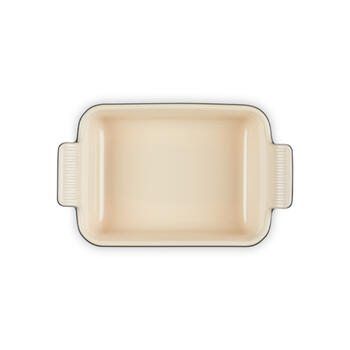 Le Creuset Cepamtrauks taisnstūra Heritage akmens masas 19x14cm / 1,1L melns (02113574)