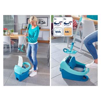 Ведро для уборки пола Profi XL Mobile + сменная салфетка Profi XL Superduster (1055396)