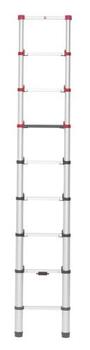 Kāpnes teleskopiskās T80 FlexLine / alumīnija / 9 pakāpieni (037113091)