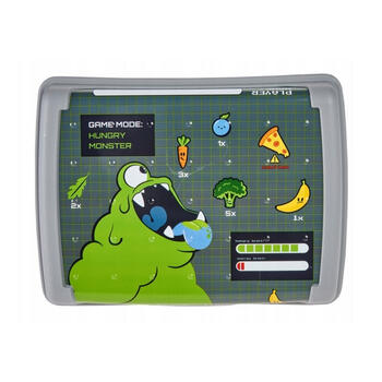 Контейнер для хранения продуктов deco-click-box mini 0.5L Carla “Monster” 17x13x3.5cm серый (0610694130339)
