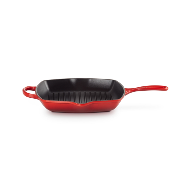 Le Creuset Čuguna grillpanna kvadrātveida 26x26cm sarkana (02723271)
