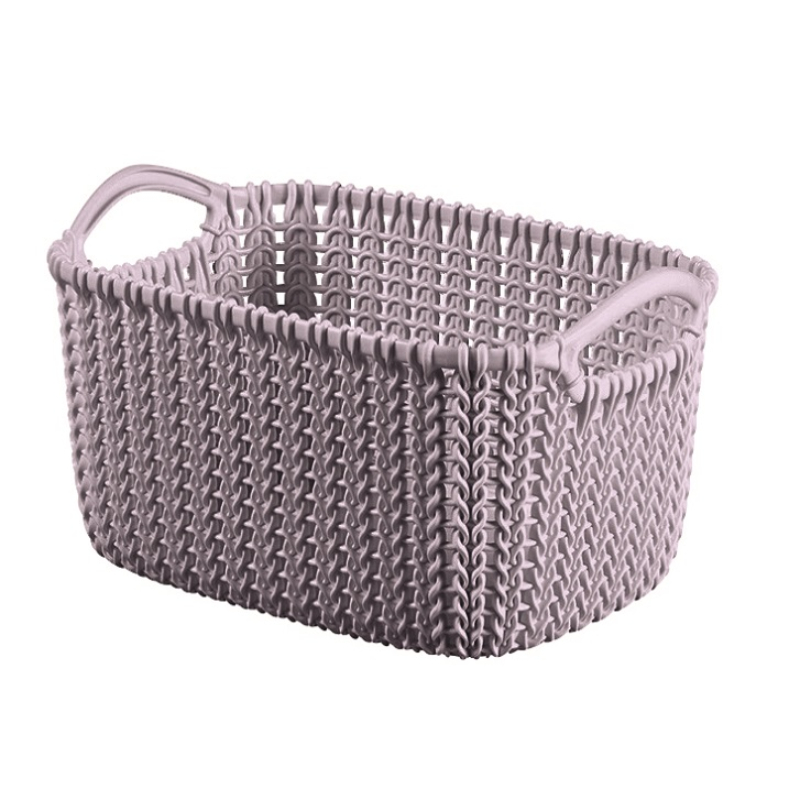 Grozs Knit XS taisnstūris 3L 25x18x14cm gaiši violets (0803675X69)