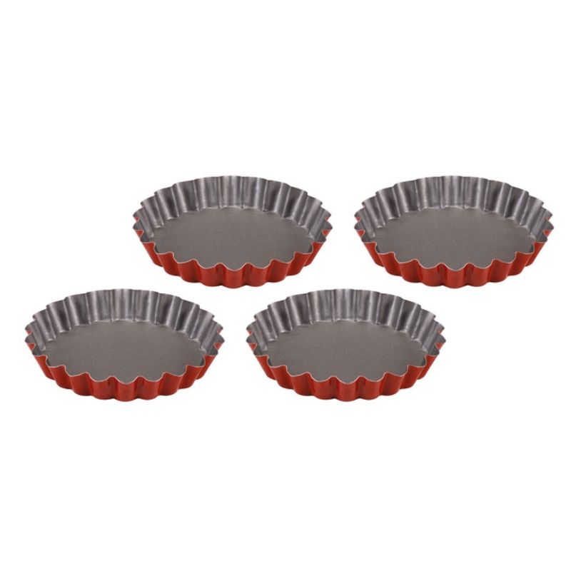 Tartaletes formiņu komplekts 4 gab. Rossana Ø 12 x 1,9cm (1451204)