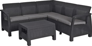 Садовая мебель Corfu Relax Set серая (29202123939)