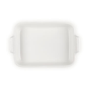 Le Creuset Cepamtrauks taisnstūra Heritage akmens masas 32x24cm / 4L balts (02115813)