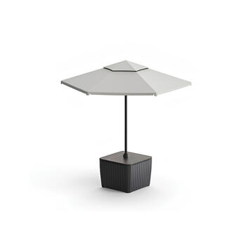 Садовый стол/подставка для садового зонтика Luzon Parasol, серый (29214820939)