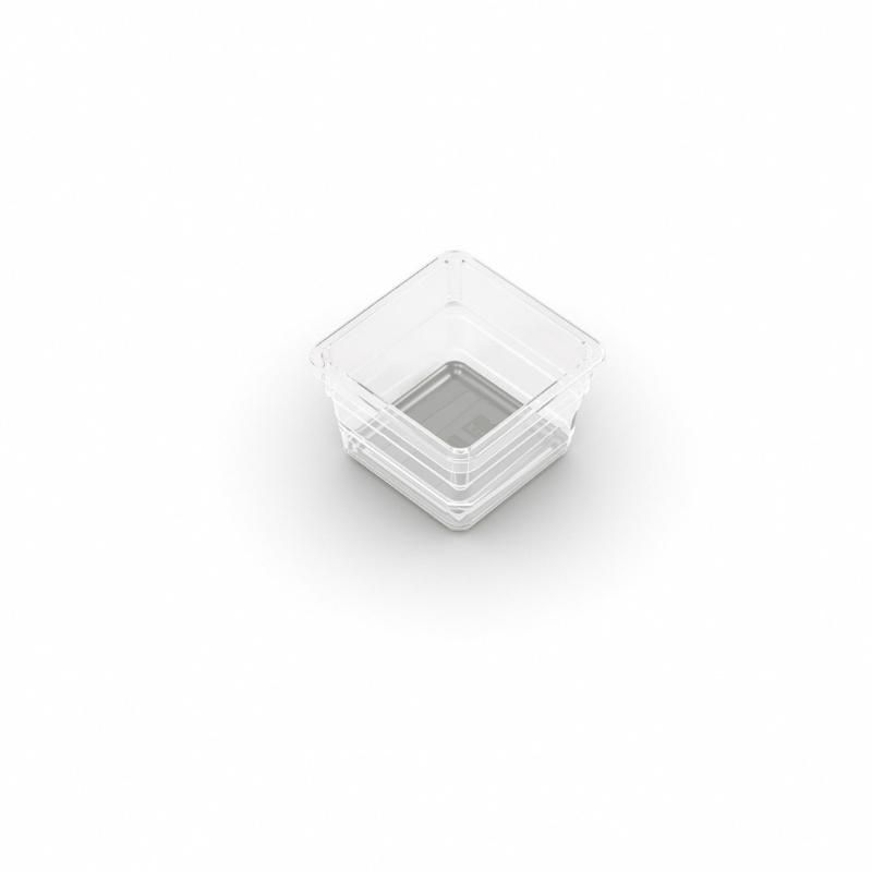 Коробка Sistemo Organizer 1 7,5 x 7,5 x 5 см прозрачная/светло-серая (2310010A94)