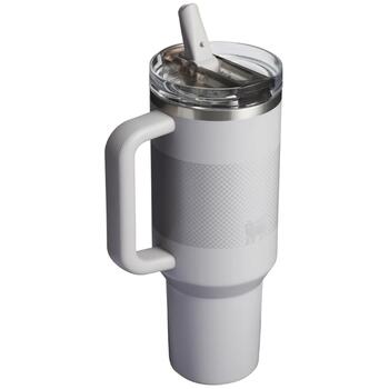 Термокружка с трубочкой The Quencher ProTour Flip Straw Tumbler 1.18 л светло-серая (2812486098)