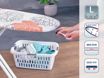 Gludināmā dēļa audums Cotton Comfort L/Universal 140x45cm (1071602)