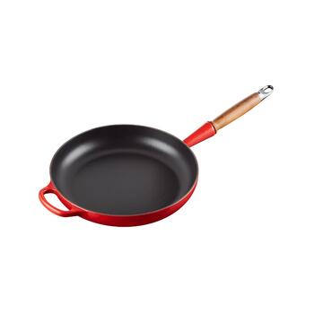 Čuguna panna ar koka rokturi Ø28cm sarkana (02732440)