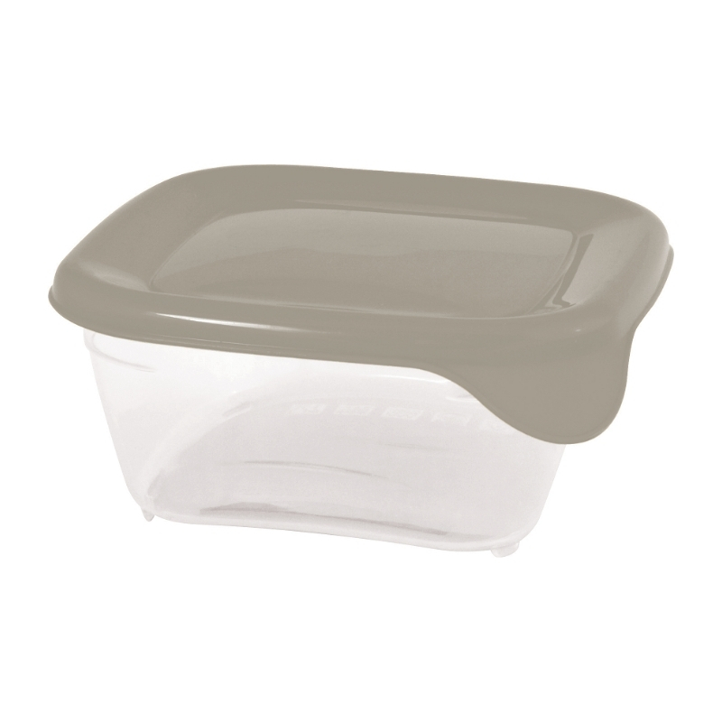 Квадратный контейнер для продуктов Fresh&Go объемом 0,25 л, бежевый. (0800557W07)
