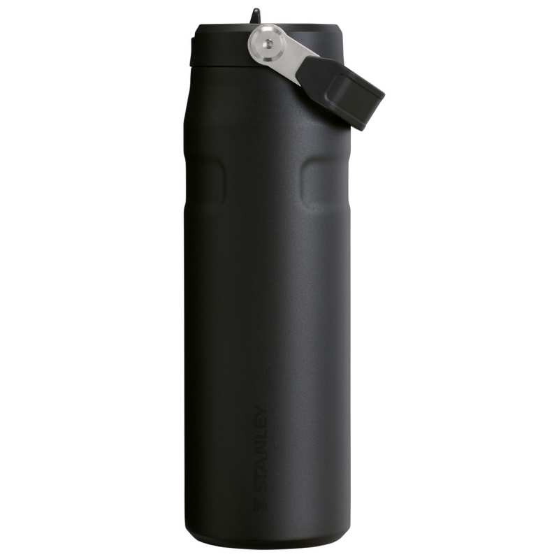 Termopudele ar salmiņu The IceFlow Bottle Flip Straw 2.0 0,71L melna 2.0  (2811283143)