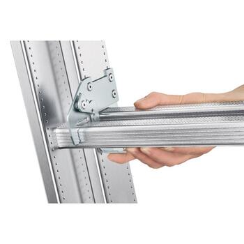 Kāpnes S80 ProfiStep duo / alumīnija / 2x15 pakāpieni (037215007)