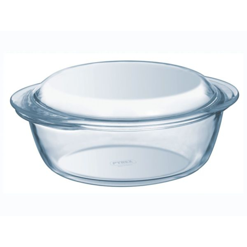 Stikla trauks ar vāku 3L Pyrex Essentials Ø22cm (33208A)