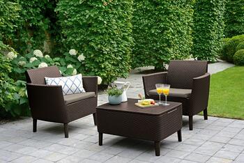 Садовая мебель Salemo Balcony Set коричневая (29205935599)