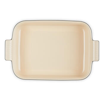 Le Creuset Cepamtrauks taisnstūra Heritage akmens masas 32x24cm / 4L melns (02110325)
