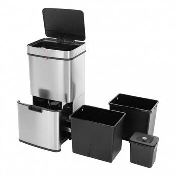 Система сортировки отходов Öko Vario XL / 2x25 л / нержавеющая сталь  (03656001)