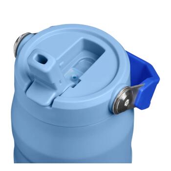 Termopudele ar salmiņu The IceFlow Bottle Flip Straw 2.0 0,71L gaiši zila (28112830509)