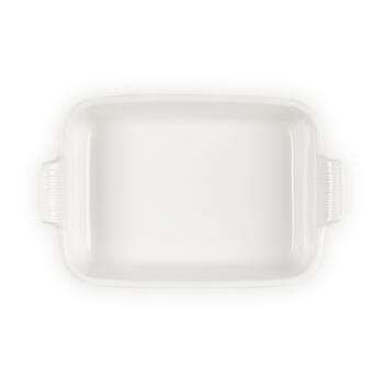Le Creuset Cepamtrauks taisnstūra Heritage akmens masas 26x19cm / 2,4L balts (02115812)