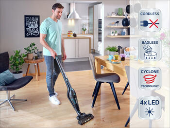 LEIFHEIT Пылесос на аккумуляторе Rotaro PowerVac 2in1 20V (1011928)