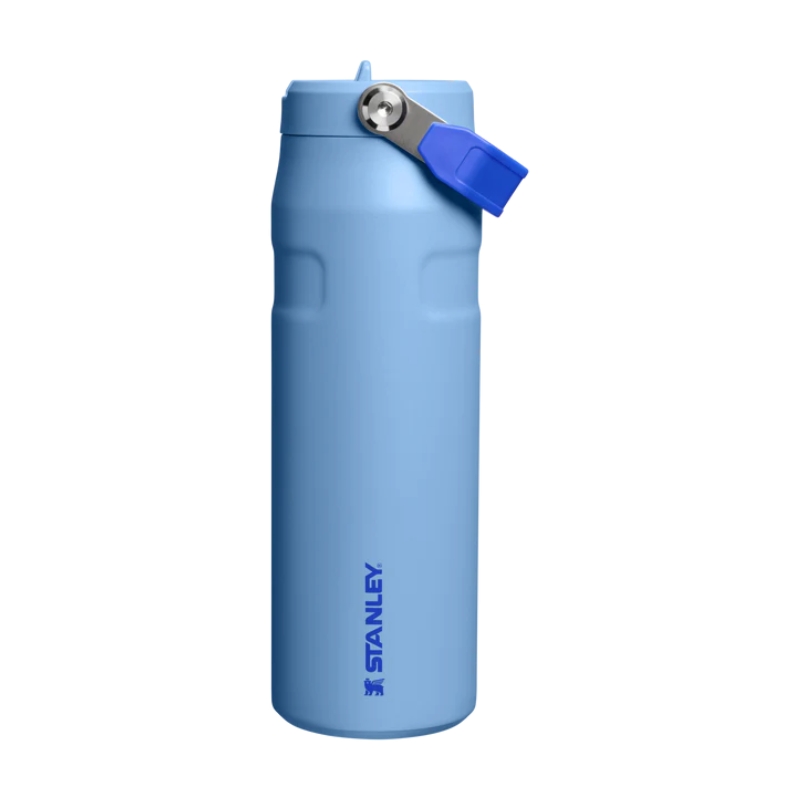 Termopudele ar salmiņu The IceFlow Bottle Flip Straw 2.0 0,71L gaiši zila (28112830509)
