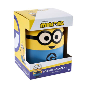 Коробка для хранения Bob 6L Миньоны 20x25,5 см, желто-синяя (0611170220356)