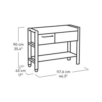 Ballīšu galds pagarināms Extendable Party Station valrieksta tonis (29213772)