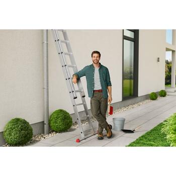 Kāpnes S80 ProfiStep duo / alumīnija / 2x15 pakāpieni (037215007)