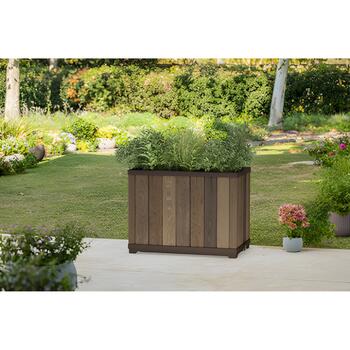 Горшок для растений Deco Ractangle Walnut (29213625533)