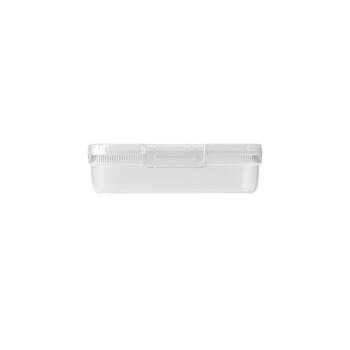 Pārtikas uzglabāšanas trauks taisnstūrveida 1.3L Snap Box caurspīdīgs (0802267000)
