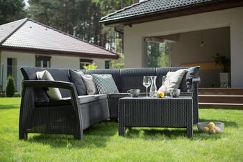 Садовая мебель Corfu Relax Set серая (29202123939)